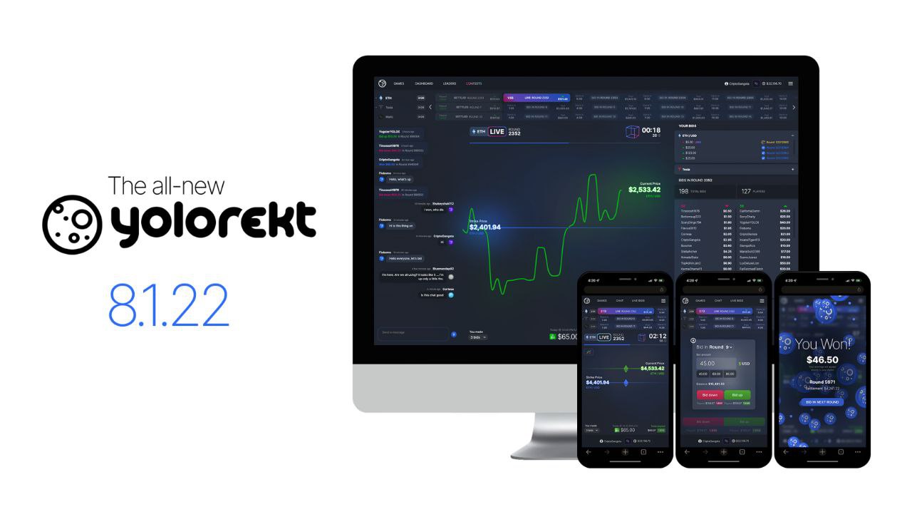 YOLOREKT dApp Is Live Now. Discover More About the Gamified-Social Price Prediction Platform.