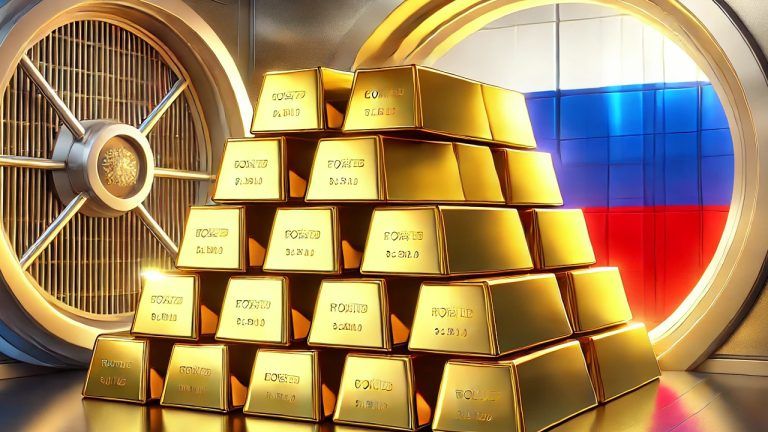 Russia’s Gold Reserves Climb to 7.7B — A Shift in Global Strategy?